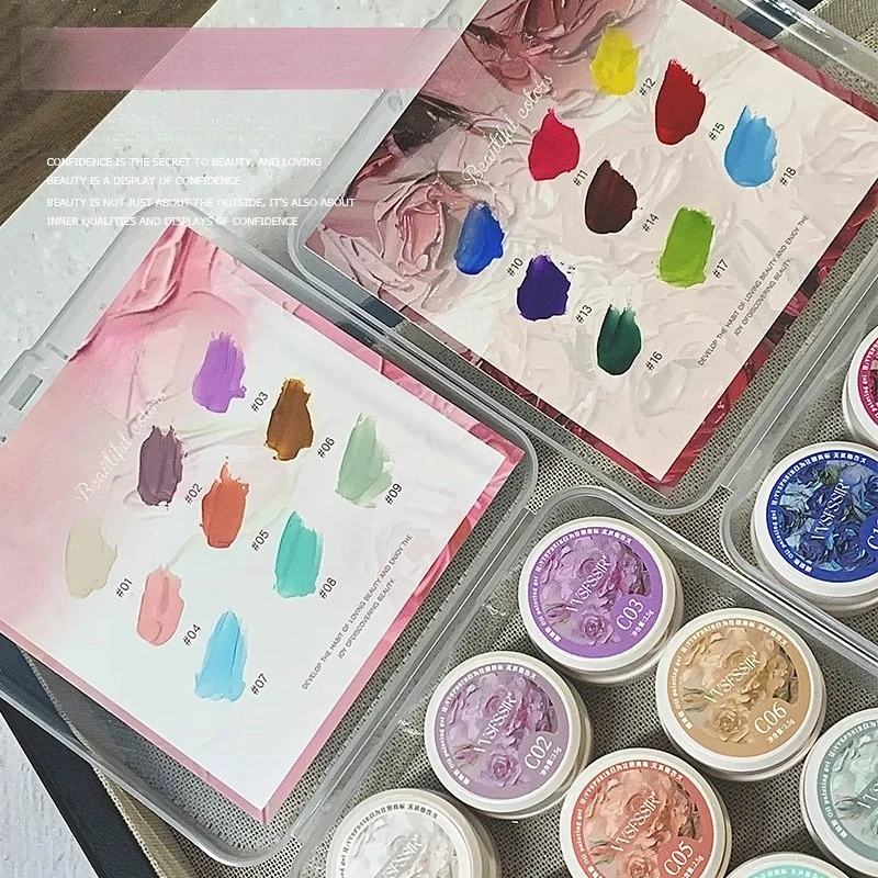 3D Effect Carving Oil Paintting Gel Drawing Super Texture Painting Gel Soak Off UV LED Semi Permanent Pigmented Paint Art Gel
3D Effect Carving Oil Paintting Gel Drawing Super Texture Painting Gel Soak Off UV LED Semi Permanent Pigmented Paint Art Gel