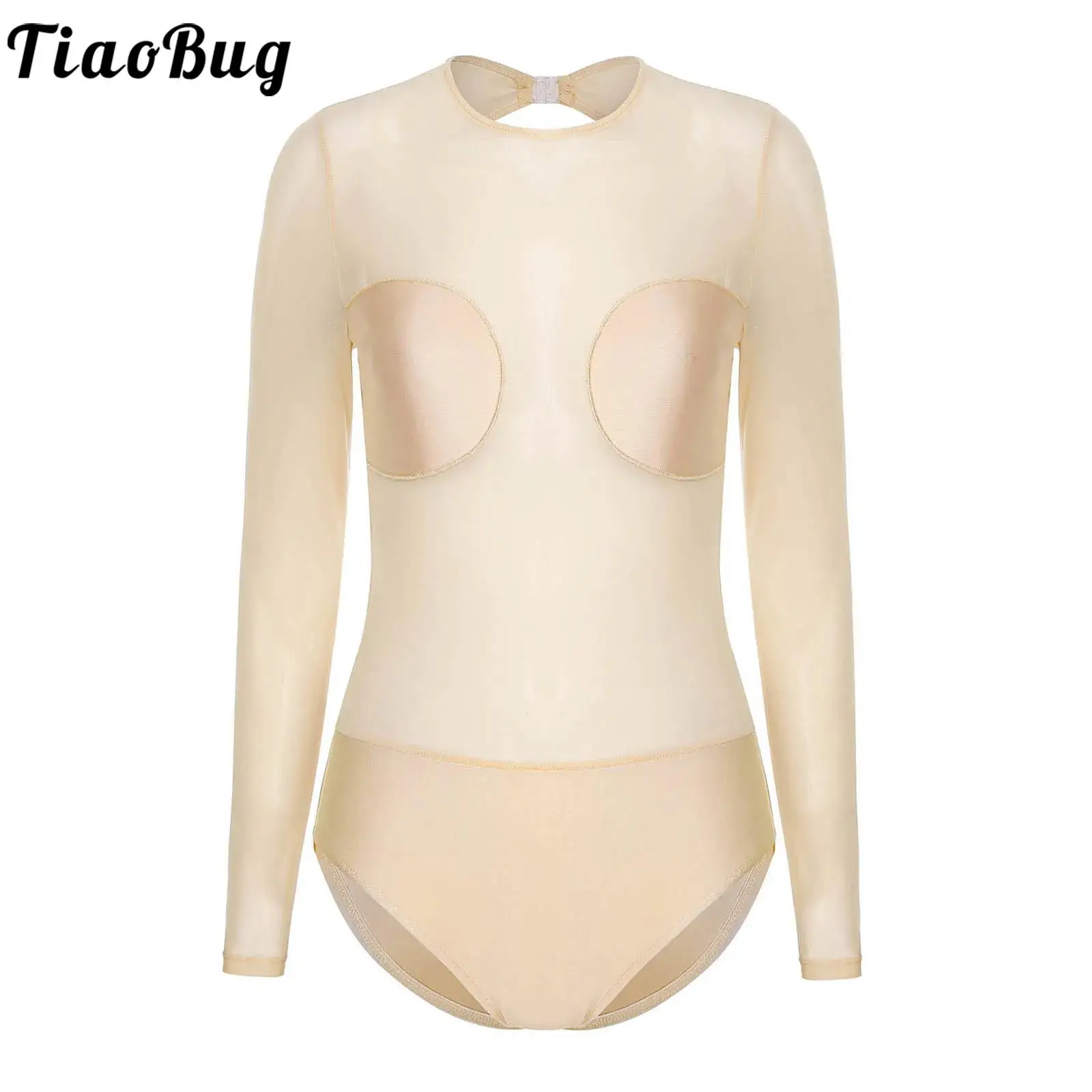 Ballet Gymnastic Skating Leotards for Womens Practice Training Costume Long Sleeve Sheer Mesh Splicing Bodysuits Ballerina Wear
Ballet Gymnastic Skating Leotards for Womens Practice Training Costume Long Sleeve Sheer Mesh Splicing Bodysuits Ballerina Wear