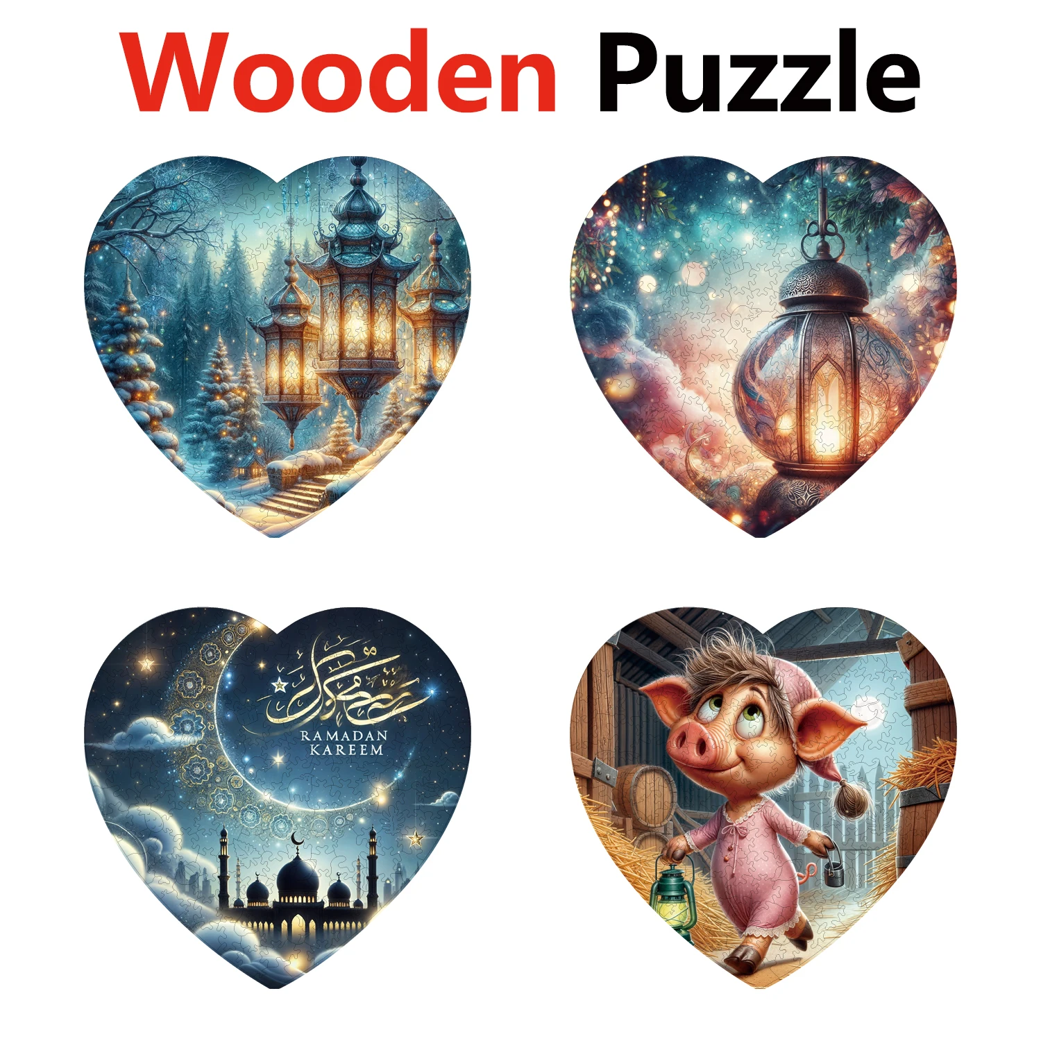 Pink Light Pig Animal Puzzles High Quality Jigsaw Puzzle Wooden Puzzle Best Christmas Gift
Pink Light Pig Animal Puzzles High Quality Jigsaw Puzzle Wooden Puzzle Best Christmas Gift