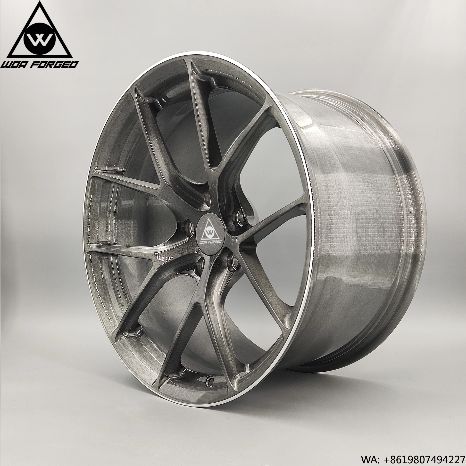 Brushed Dark clear Custom High Performance 17 18 19 20 21 22 Inch Aluminum Alloy Monoblock Forged Passenger Car Wheels for P101
Brushed Dark clear Custom High Performance 17 18 19 20 21 22 Inch Aluminum Alloy Monoblock Forged Passenger Car Wheels for P101