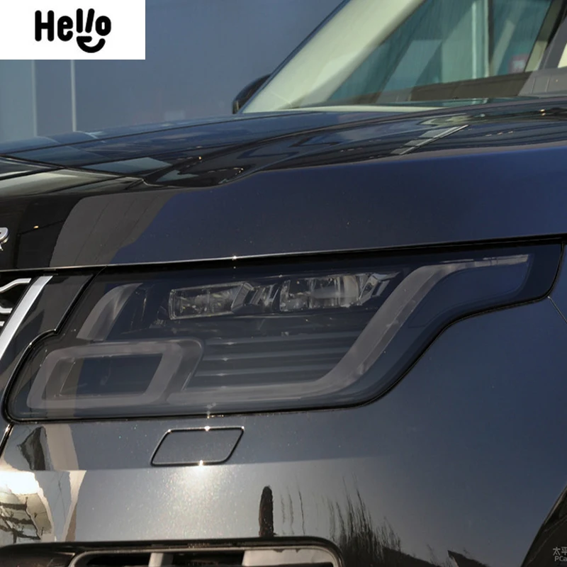 Защитная пленка для фар автомобиля Range Rover Vogue L405 2013-2021, дымчатый черный оттенок, виниловая прозрачная наклейка из ТПУ
Защитная пленка для фар автомобиля Range Rover Vogue L405 2013-2021, дымчатый черный оттенок, виниловая прозрачная наклейка из ТПУ