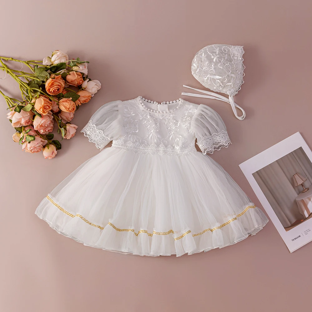 HETISO Baby Girl Party Princess Dress Summer Infant Baptism Dresses Toddler White Mesh Cute Fashion Lace Ball Gown 0-2 Years
HETISO Baby Girl Party Princess Dress Summer Infant Baptism Dresses Toddler White Mesh Cute Fashion Lace Ball Gown 0-2 Years