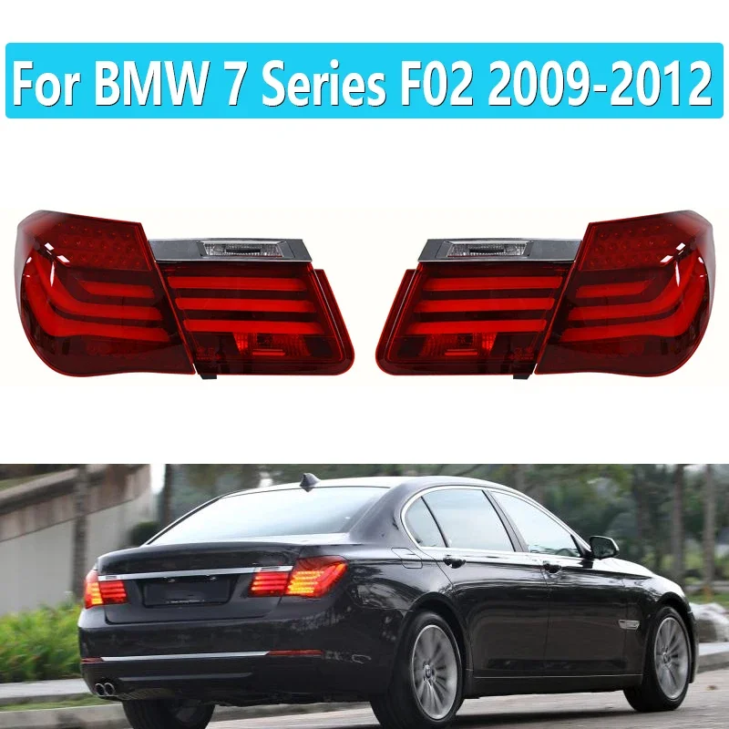 OLAVGDN 4 шт. для BMW 7 серии F02 2009-2012 задний фонарь в сборе старая модель обновление новый задний фонарь поворотный сигнал стоп-сигнал модификация
OLAVGDN 4 шт. для BMW 7 серии F02 2009-2012 задний фонарь в сборе старая модель обновление новый задний фонарь поворотный сигнал стоп-сигнал модификация