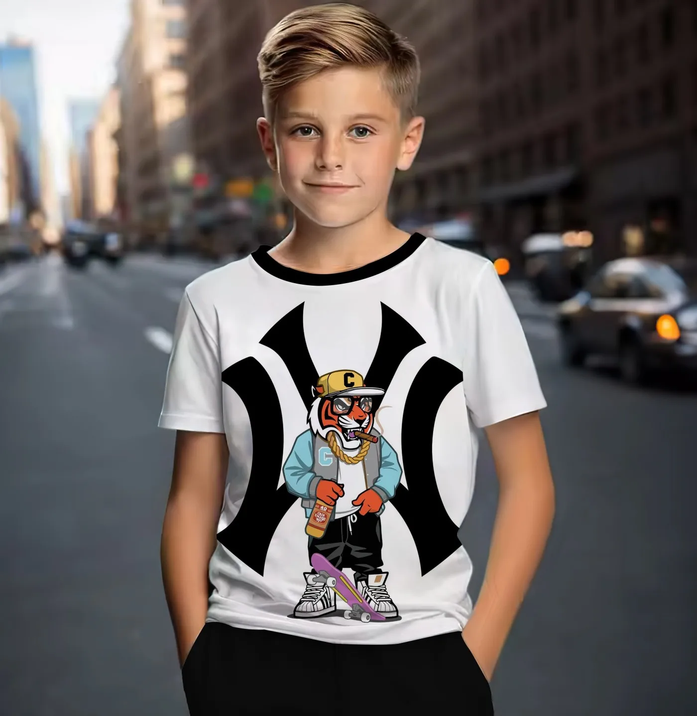 2025 Summer New Children's Boys and Girls' T-shirts Lightweight, Breathable, Non stuffy Short sleeved T-shirts for Summer Casual
2025 Summer New Children's Boys and Girls' T-shirts Lightweight, Breathable, Non stuffy Short sleeved T-shirts for Summer Casual