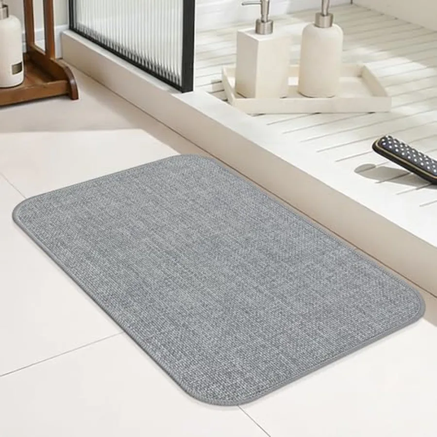 Bathroom Rugs Mat Non Slip, Ultra Thin Small Bath Mat Quick Drying Absorbent Floor Mat for Bathroom Bathtub Shower Sink, Washab
Bathroom Rugs Mat Non Slip, Ultra Thin Small Bath Mat Quick Drying Absorbent Floor Mat for Bathroom Bathtub Shower Sink, Washab