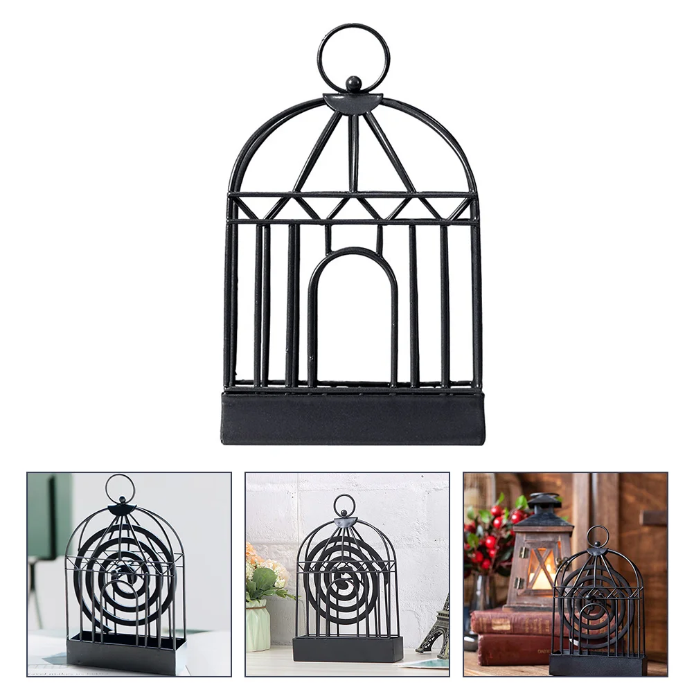 1pc Wrought Iron Holder Nordic Bird Cage Frame Black Iron Strong Solder Joints No Fading Deep Ash
1pc Wrought Iron Holder Nordic Bird Cage Frame Black Iron Strong Solder Joints No Fading Deep Ash