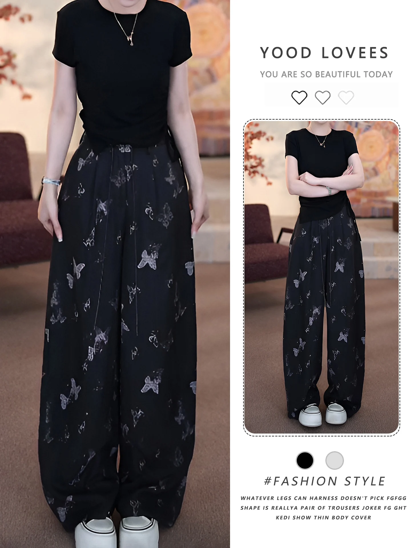 Slimming Short Sleeve T-Shirt And High Waist Pants Women's Pattern Casual Sports Two-Piece Set Summer Fashion
Slimming Short Sleeve T-Shirt And High Waist Pants Women's Pattern Casual Sports Two-Piece Set Summer Fashion
