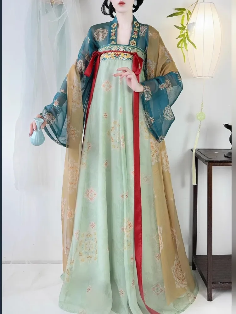 Original Hanfu Women's Clothing Tang Dynas Sle Spring Summer Series Chest-Length Skirt Premium Quali Chinese Faion
Original Hanfu Women's Clothing Tang Dynas Sle Spring Summer Series Chest-Length Skirt Premium Quali Chinese Faion