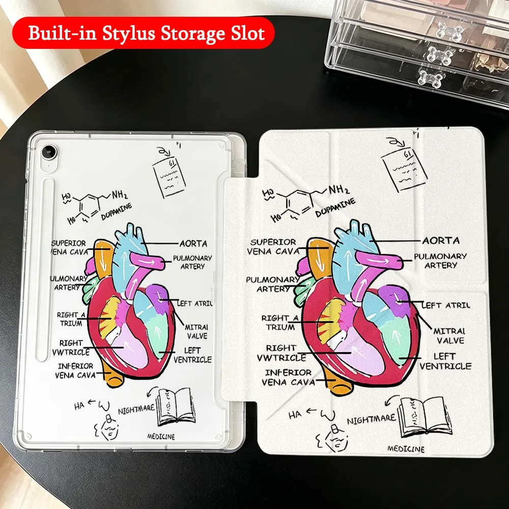 Heart Structure Diagram For Samsung Galaxy Tab A9 A8 A11 S6 S7 S8 S9 S10 FE Plus Lite Transparent Y-Shaped Folding Tablet Case
Heart Structure Diagram For Samsung Galaxy Tab A9 A8 A11 S6 S7 S8 S9 S10 FE Plus Lite Transparent Y-Shaped Folding Tablet Case