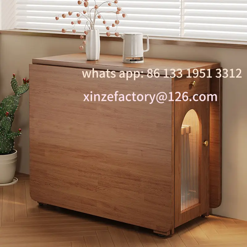 Customizable chair combination modern simple small apartment with wheels retractable mobile storage dining table
Customizable chair combination modern simple small apartment with wheels retractable mobile storage dining table