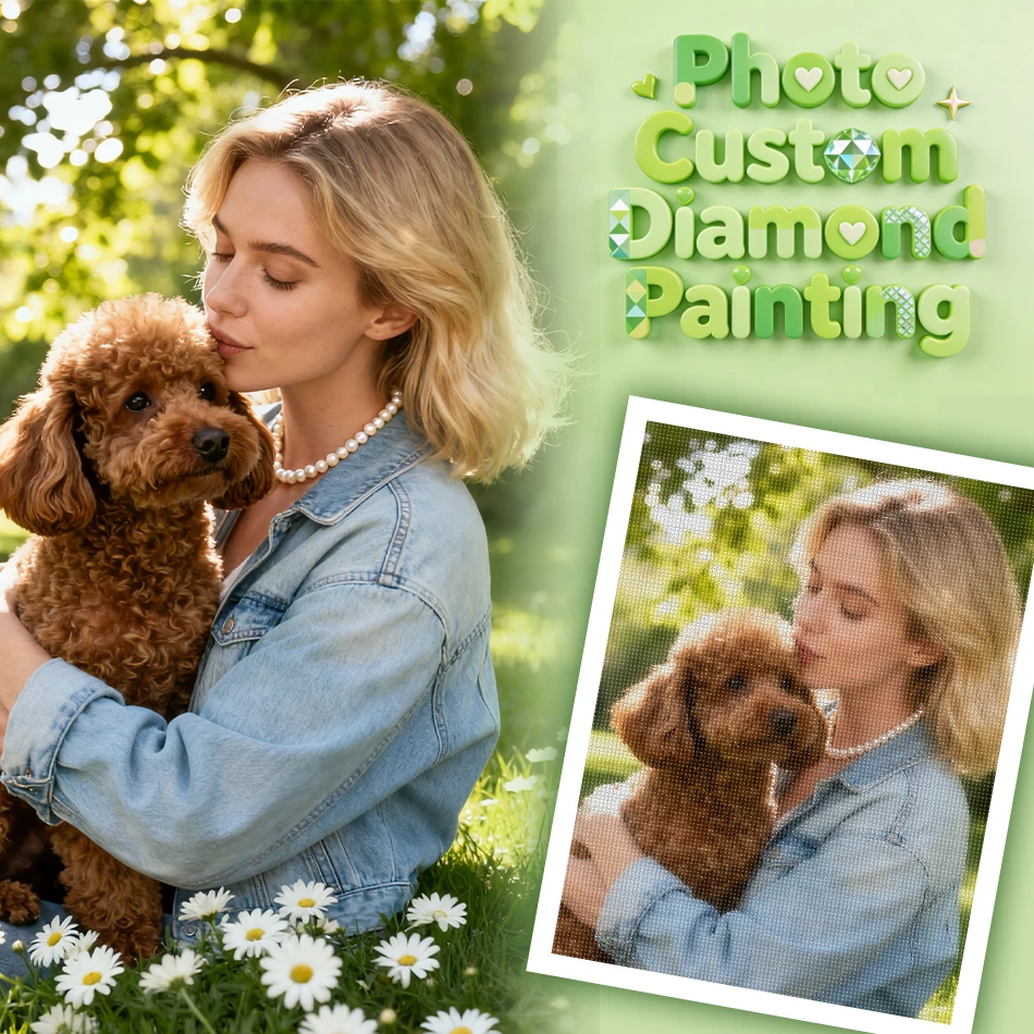 CHENISTORY Photo Custom Diamond Painting DIY Gift Artwork Landscape Full Round Personalized Portrait Painting With Diamonds Kits
CHENISTORY Photo Custom Diamond Painting DIY Gift Artwork Landscape Full Round Personalized Portrait Painting With Diamonds Kits