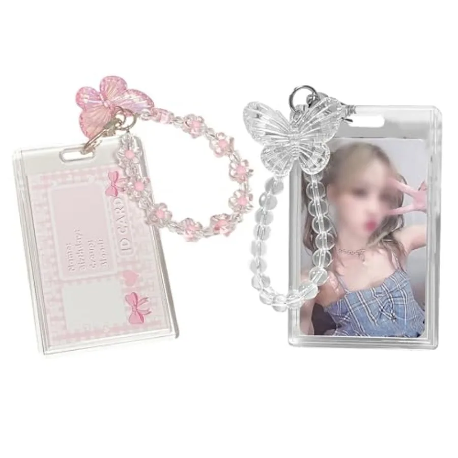 2 Sets Photocard Holder, Kpop Photocard Holder, with Creative Butterfly Chain Keychain for Easy Access to Cards, Suitable for K
2 Sets Photocard Holder, Kpop Photocard Holder, with Creative Butterfly Chain Keychain for Easy Access to Cards, Suitable for K
