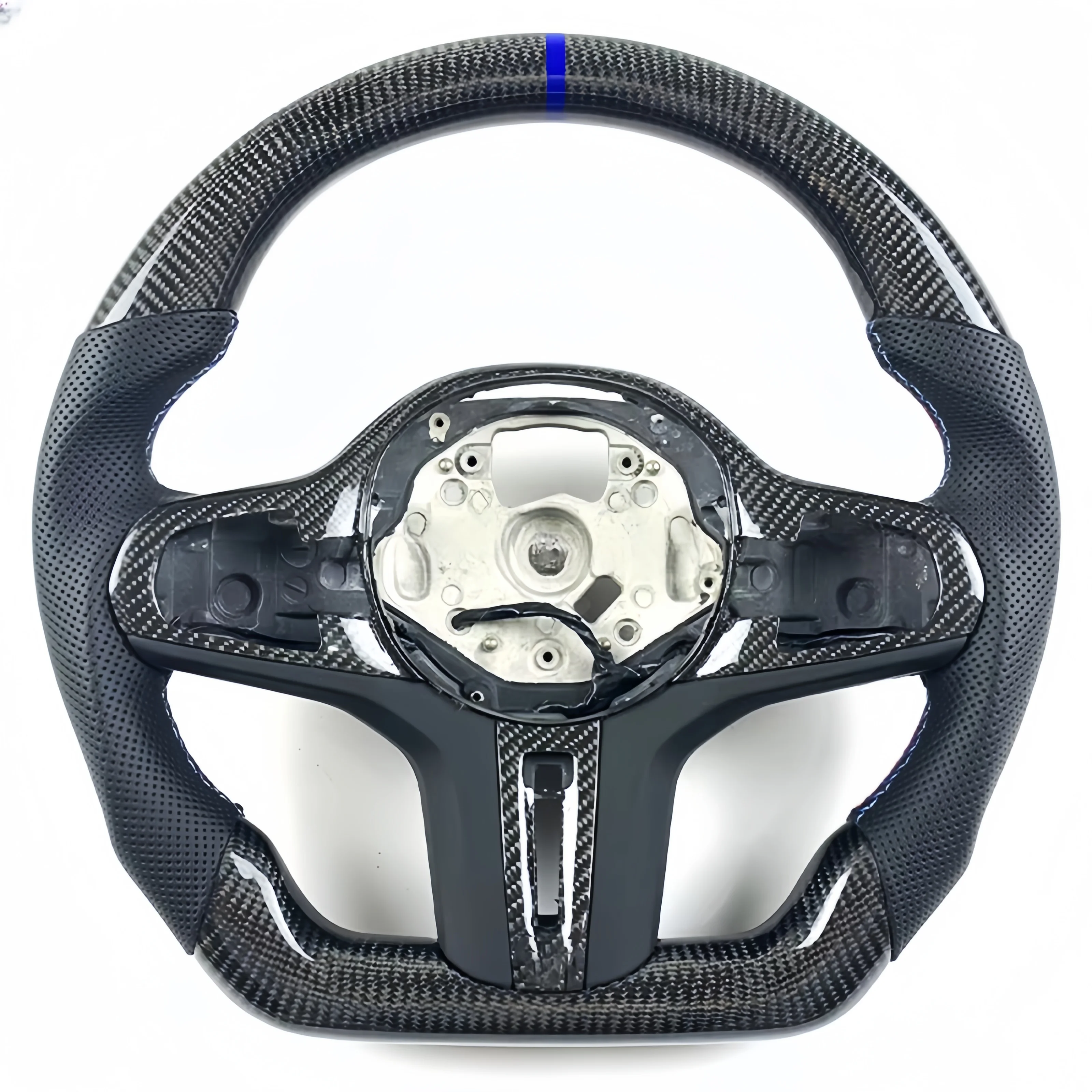 Leather Carbon Fiber Steering Wheel for G12 G20 G30 G32 G80 G81 M4 F82 G82 M5 F90 X3M F87 X5m F85 M4 F82 M340i
Leather Carbon Fiber Steering Wheel for G12 G20 G30 G32 G80 G81 M4 F82 G82 M5 F90 X3M F87 X5m F85 M4 F82 M340i