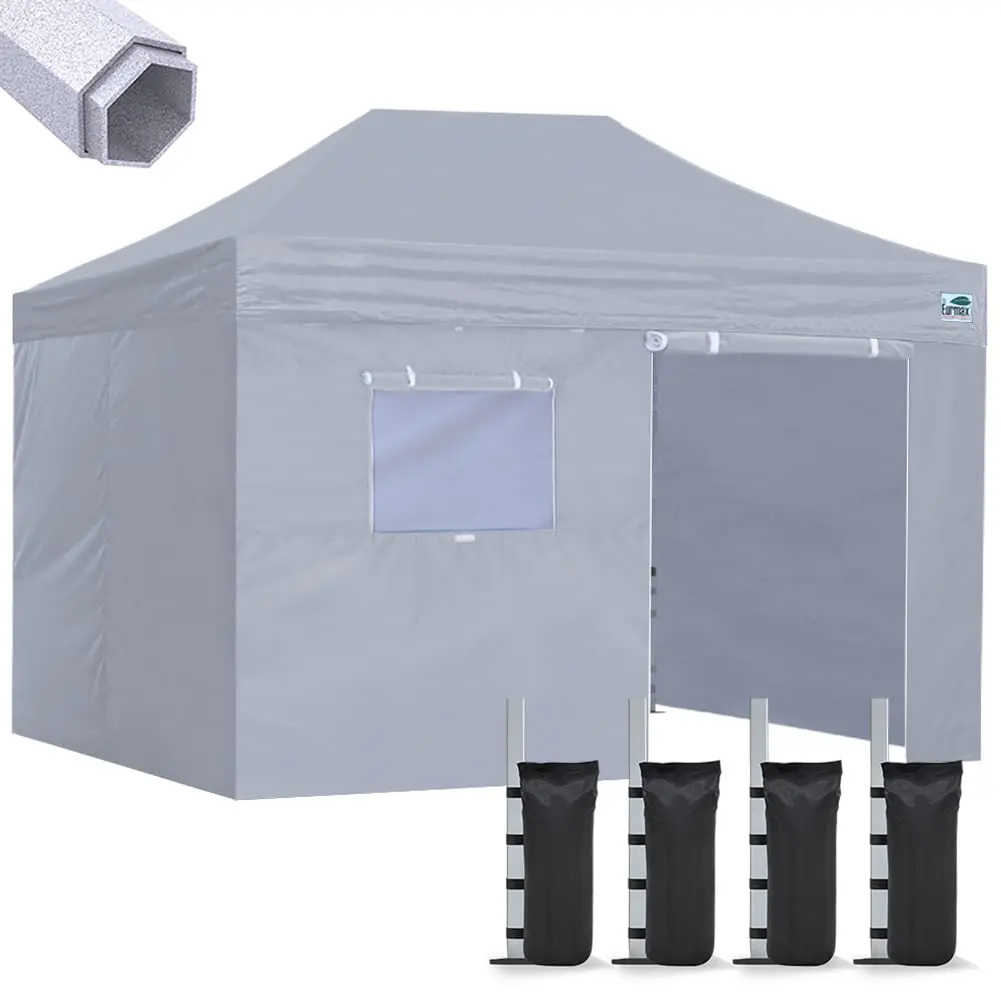 USA Premium 10'x15' Pop-up Canopy Tent Party Tent Commercial Instant Canopies Shelter with Removable Sidewalls with, Customized
USA Premium 10'x15' Pop-up Canopy Tent Party Tent Commercial Instant Canopies Shelter with Removable Sidewalls with, Customized