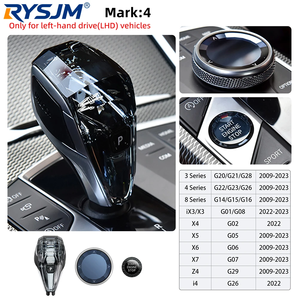 Car Interior Modification Psychedelic Crystal Gear Handle 3PCS Set Gear Shift Knob Lever For BMW 3 4 8 Series X5 X6 X7 Z4 X4 i4
Car Interior Modification Psychedelic Crystal Gear Handle 3PCS Set Gear Shift Knob Lever For BMW 3 4 8 Series X5 X6 X7 Z4 X4 i4