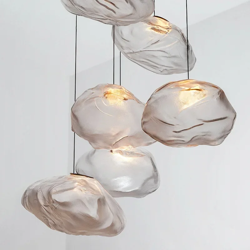 Modern Pebble Glass Pendant Light Nordic LED Staircase Hanging Lamp For Villa Duplex Building Hotel Decor Long Wire Pendant Lam
Modern Pebble Glass Pendant Light Nordic LED Staircase Hanging Lamp For Villa Duplex Building Hotel Decor Long Wire Pendant Lam