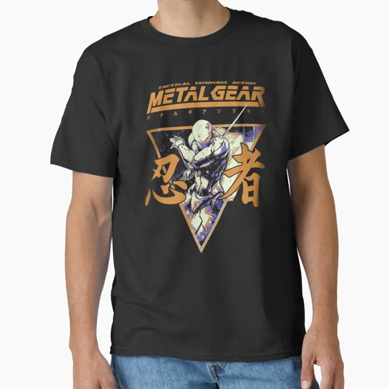 Cyborg Ninja Gray Fox 1103 Metal Gear Solid Kojima MGS Video game Gift T shirt for man Large size Tops Graphic Print Clothes
Cyborg Ninja Gray Fox 1103 Metal Gear Solid Kojima MGS Video game Gift T shirt for man Large size Tops Graphic Print Clothes