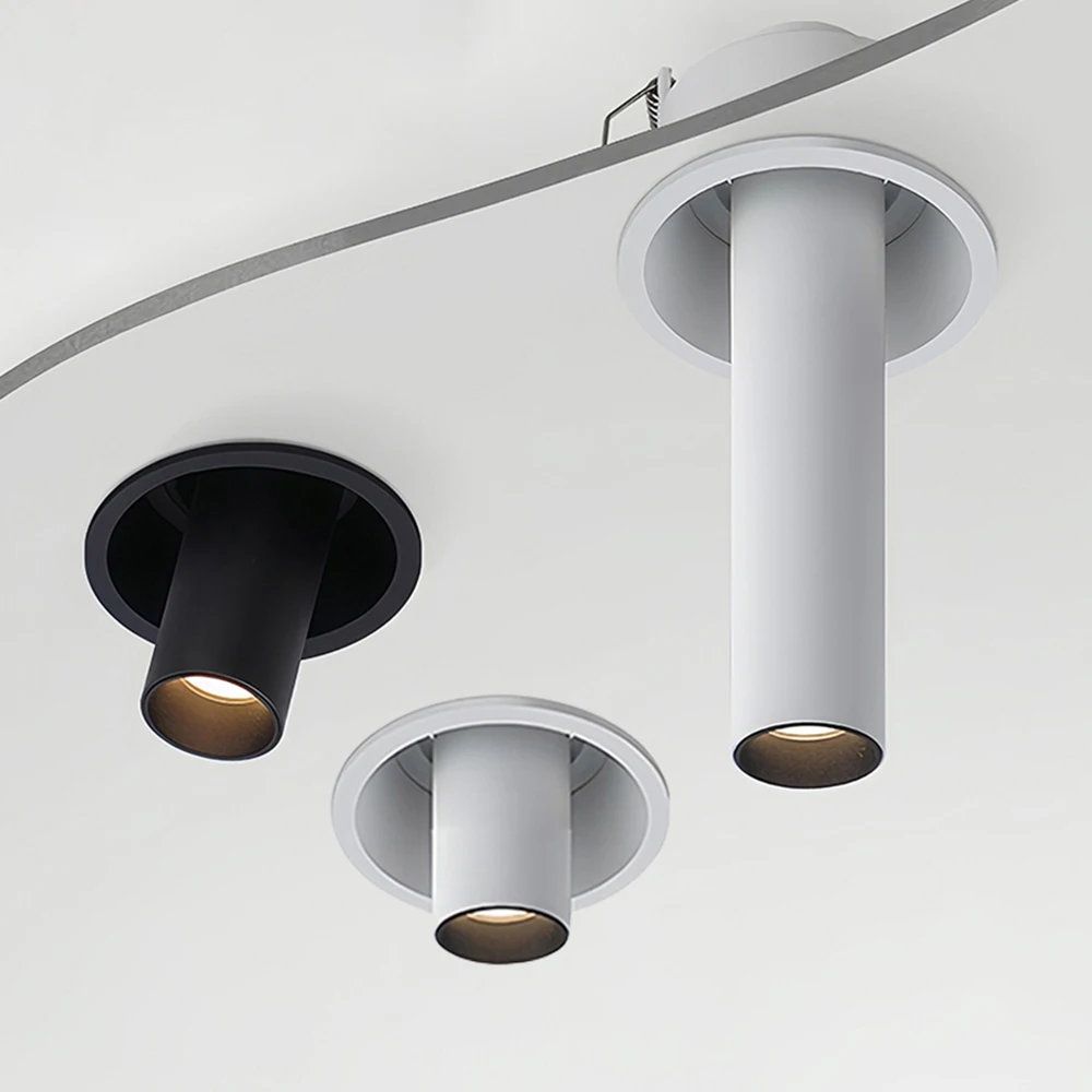 Dimmable Long Tube COB LED Ceiling Lights Recessed LED Downlights Spotlight 10W 12W 110~240V Kitchen Bedroom Background Lighting 
Dimmable Long Tube COB LED Ceiling Lights Recessed LED Downlights Spotlight 10W 12W 110~240V Kitchen Bedroom Background Lighting