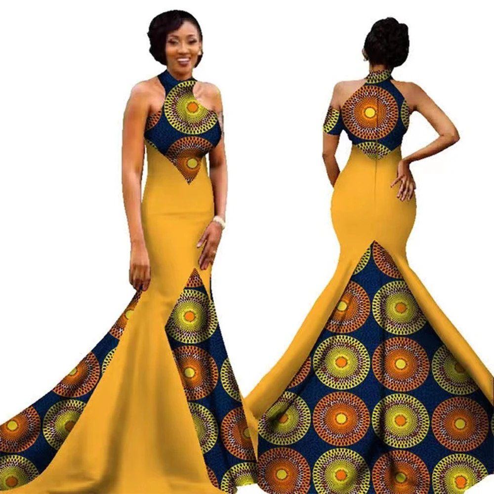 Mermaid African Dresses New Arrival Sleeveless Floor Length Women Formal Occasion Dress Africa Evening Gowns for Women Wedding
Mermaid African Dresses New Arrival Sleeveless Floor Length Women Formal Occasion Dress Africa Evening Gowns for Women Wedding