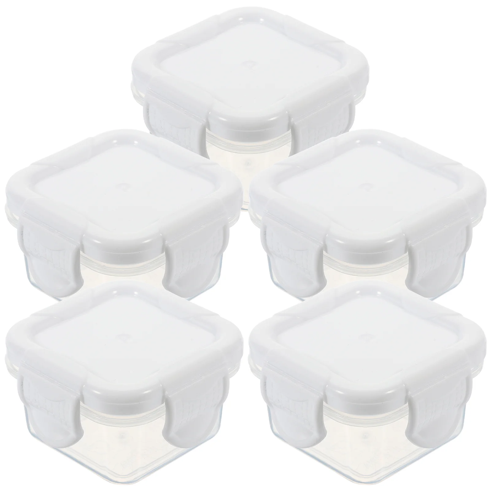 5Pcs Seal Storage Box Square Containers with Lids Leak Proof Condiment Dish for Food Sauce Oil Vinegar Travel Picnic Office
5Pcs Seal Storage Box Square Containers with Lids Leak Proof Condiment Dish for Food Sauce Oil Vinegar Travel Picnic Office