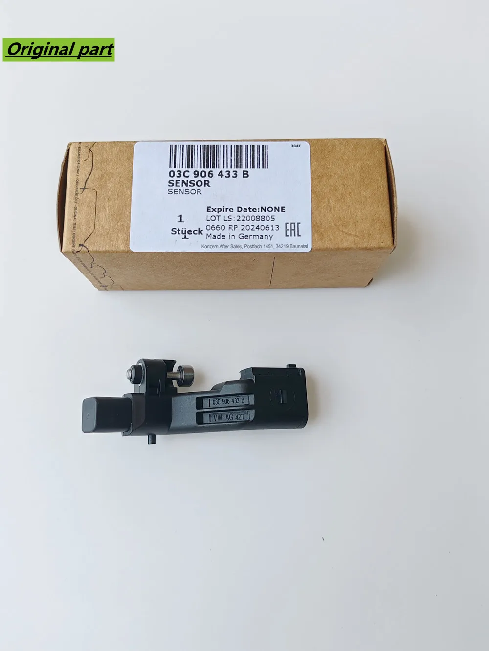 Genuine Engine Crankshaft Position Sensor 03C906433B 03C906433E For VW AUDI Skoda Seat Petrol 1.2, 1.4 Diesel 1.6 TDi, 2.0 TDi
Genuine Engine Crankshaft Position Sensor 03C906433B 03C906433E For VW AUDI Skoda Seat Petrol 1.2, 1.4 Diesel 1.6 TDi, 2.0 TDi