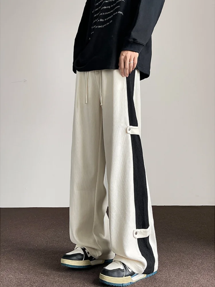 Youth Wide Leg Pants Men's Spring Autumn Color Blo Casual Trousers Floor Length Loose Fit Straight Cut Faionable Teens
Youth Wide Leg Pants Men's Spring Autumn Color Blo Casual Trousers Floor Length Loose Fit Straight Cut Faionable Teens