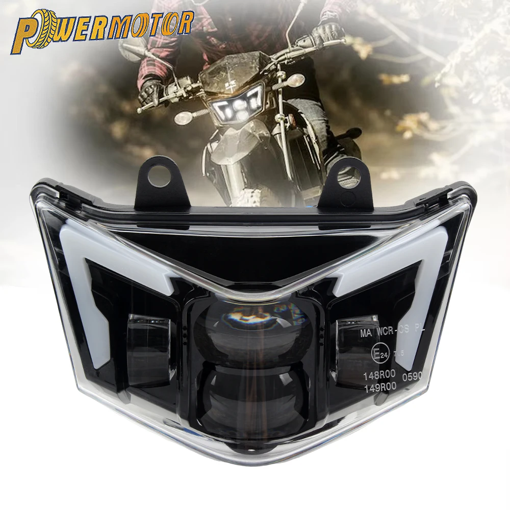 Motorcycle E24 Headlight For Kawasaki D-Tracker KLX125 KLX150 KLX250 2008 to 2023 Enduro Motocross E4 LED Headlamp Accessories
Motorcycle E24 Headlight For Kawasaki D-Tracker KLX125 KLX150 KLX250 2008 to 2023 Enduro Motocross E4 LED Headlamp Accessories