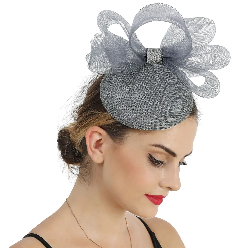 White Bow Fashion Fasciantor Hat Hairpin For Elegant Women Wedding Headwear Cocktail Party Headpiece Bride Hair Accessories
White Bow Fashion Fasciantor Hat Hairpin For Elegant Women Wedding Headwear Cocktail Party Headpiece Bride Hair Accessories
