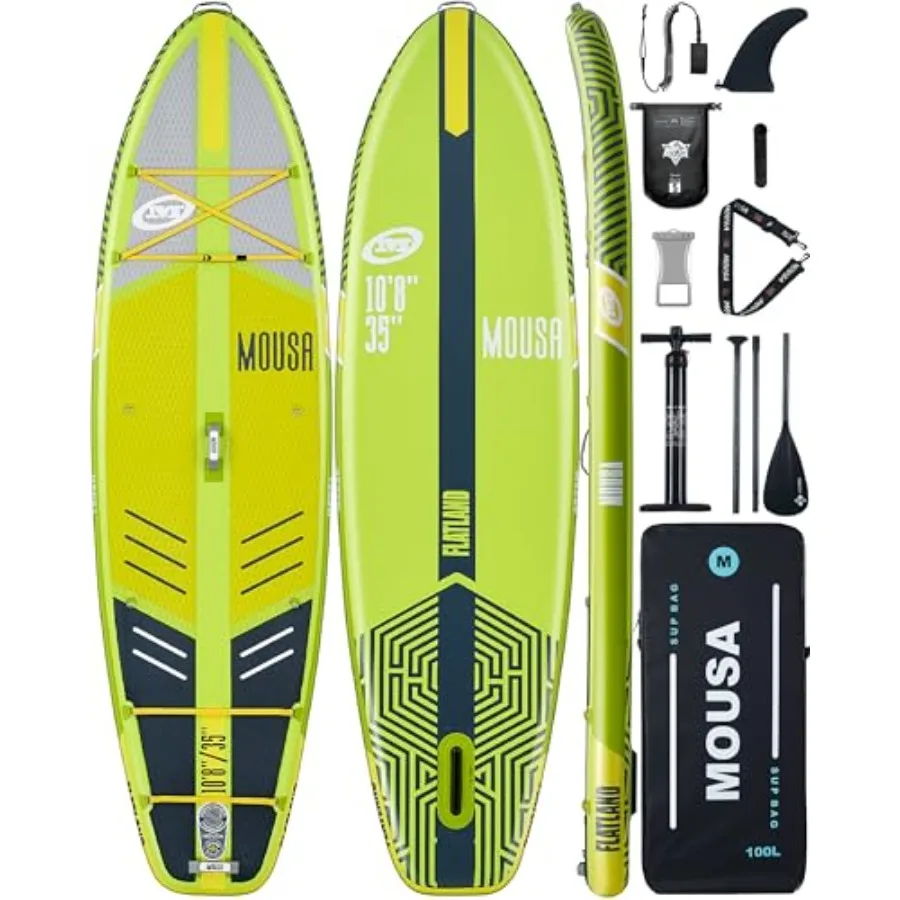 All-round inflatable SUP board for family use, extra-wide 10'8/11'×35, black with gray accents, ultra-stable design with anti-s
All-round inflatable SUP board for family use, extra-wide 10'8/11'×35, black with gray accents, ultra-stable design with anti-s