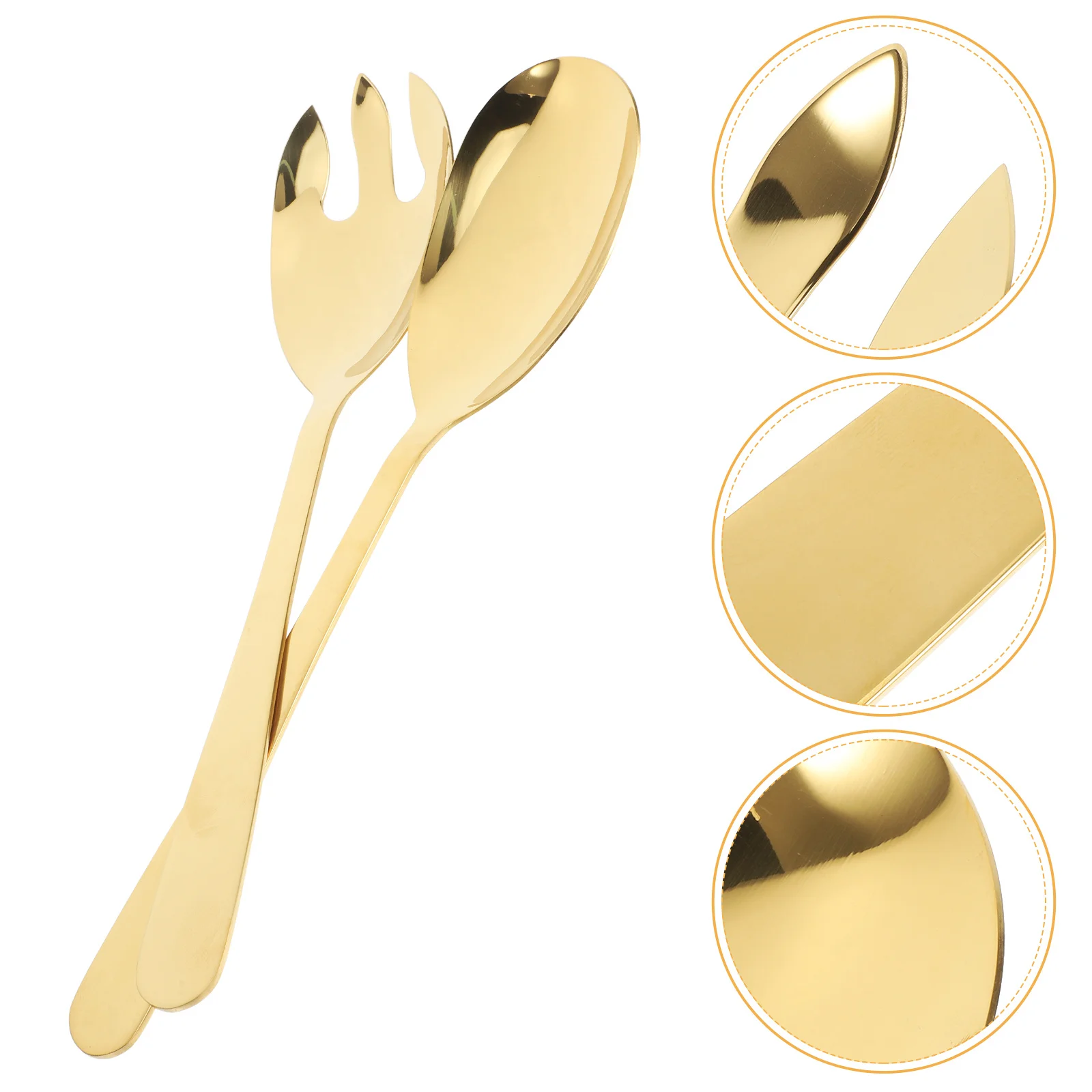 2Pcs Stainless Steel Salad Serving Utensils Long Handle Mixing Spoon Fork for Party Banquet Restaurant Table Setup
2Pcs Stainless Steel Salad Serving Utensils Long Handle Mixing Spoon Fork for Party Banquet Restaurant Table Setup