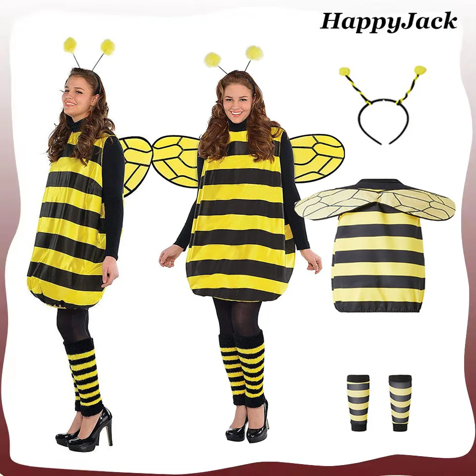Bee Cosplay Costume Kids Children Stage Performance Yellow Clothing Headband Outfits Girls Boys Halloween Carnival Party Suit
Bee Cosplay Costume Kids Children Stage Performance Yellow Clothing Headband Outfits Girls Boys Halloween Carnival Party Suit