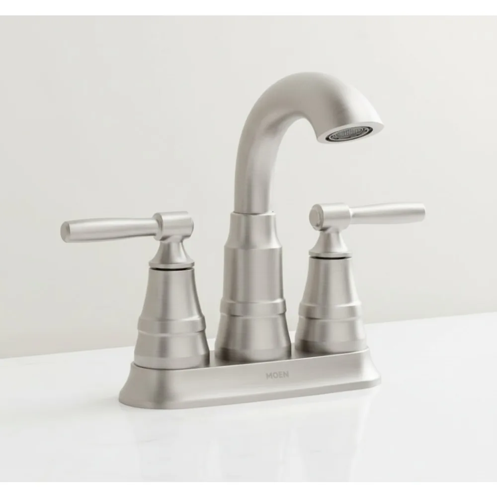 Spot-Resistant Brushed Nickel Bathroom Faucet with Drain Assembly - Easy Install, ADA Compliant
Spot-Resistant Brushed Nickel Bathroom Faucet with Drain Assembly - Easy Install, ADA Compliant