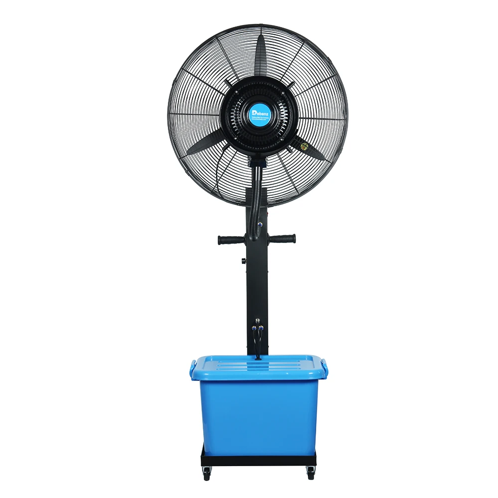 CB CE SAA ERP SASO RoHS ISO 26 Industrial air Cooling Stand Misting Fan with Water Spray for Outdoor Use Summer Cool
CB CE SAA ERP SASO RoHS ISO 26 Industrial air Cooling Stand Misting Fan with Water Spray for Outdoor Use Summer Cool