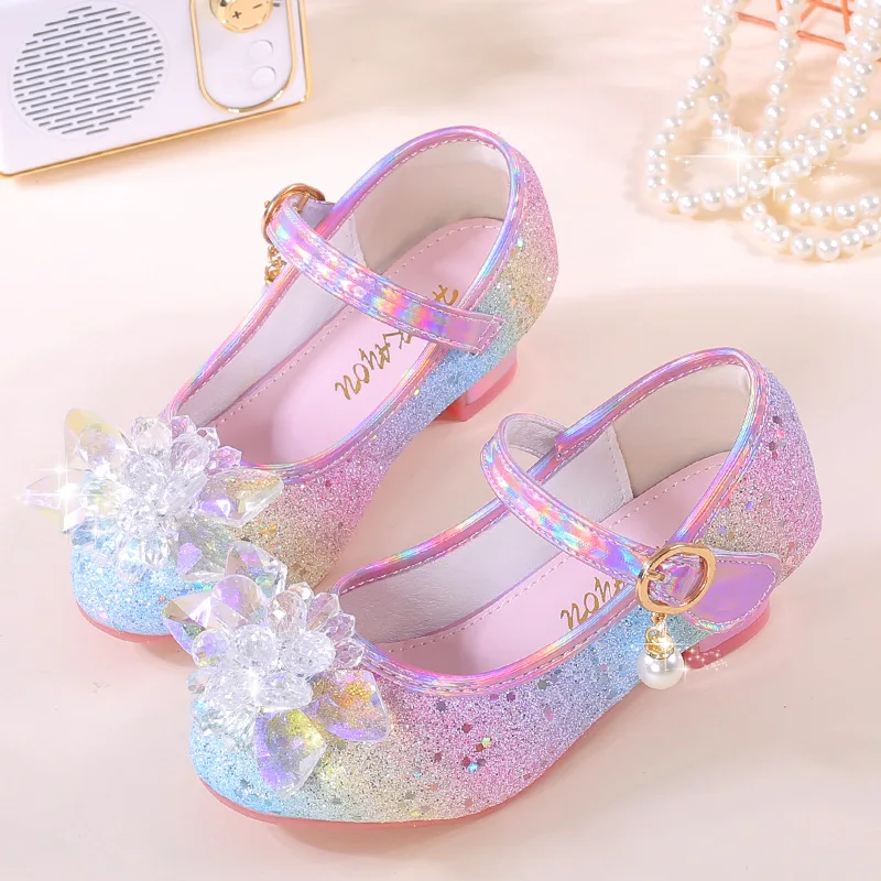 Crystal High Heels New Children Colorful Sequin High Heels Student Performance Dance Shoes Older Kids Korean-style Dress Sandals
Crystal High Heels New Children Colorful Sequin High Heels Student Performance Dance Shoes Older Kids Korean-style Dress Sandals