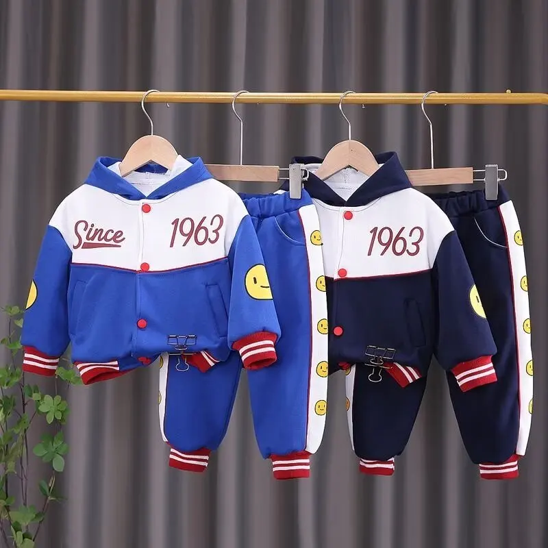 Autumn Winter Tracksuit For Boy Children Clothes Set Boy 2PCS Cotton Fleece Thicken Cartoon Sweatshirt Pant Baby Boy Suit
Autumn Winter Tracksuit For Boy Children Clothes Set Boy 2PCS Cotton Fleece Thicken Cartoon Sweatshirt Pant Baby Boy Suit