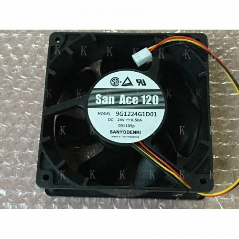 C FOR SANYO 9G1224G1D01 DC 24V 12W 0.5A 12038 12cm 120*120*38mm 3 Wires Cooling Fan
C FOR SANYO 9G1224G1D01 DC 24V 12W 0.5A 12038 12cm 120*120*38mm 3 Wires Cooling Fan