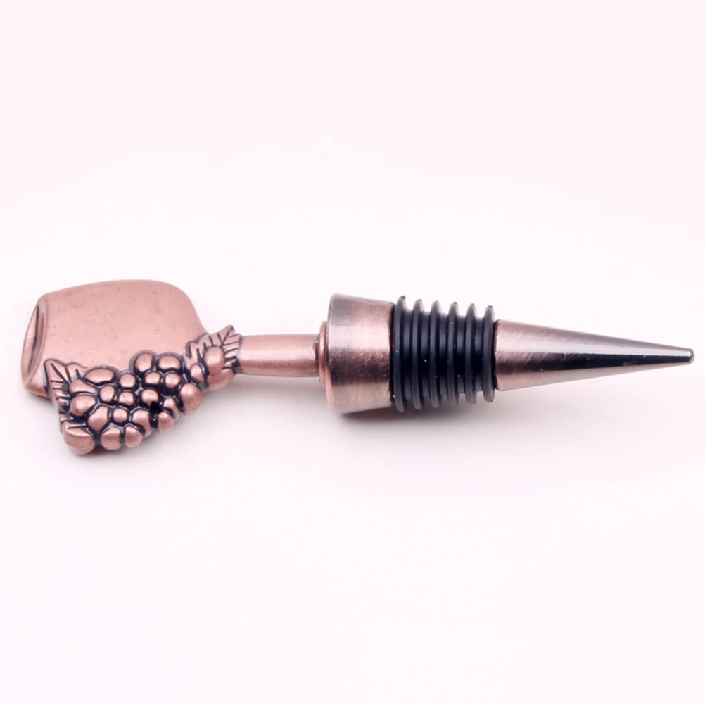 Alloy Cork Creative Bottle Stopper Plug Beverage Stoppers for Bar Party Restaurant ( Glass)
Alloy Cork Creative Bottle Stopper Plug Beverage Stoppers for Bar Party Restaurant ( Glass)