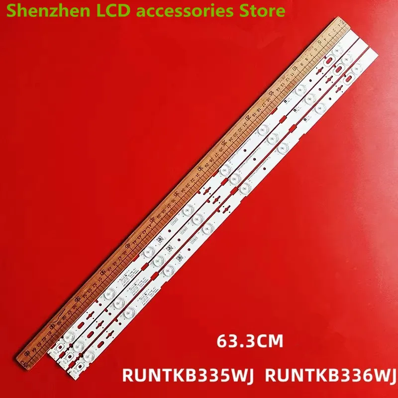 LED Backlight strip For Sharp 32"TV LCD-32LX170A LCD-32DS13A RUNTKB335WJ RUNTKB154WJ J112E0110A TA405-0 E85792 RUNTKB155WJ
LED Backlight strip For Sharp 32"TV LCD-32LX170A LCD-32DS13A RUNTKB335WJ RUNTKB154WJ J112E0110A TA405-0 E85792 RUNTKB155WJ