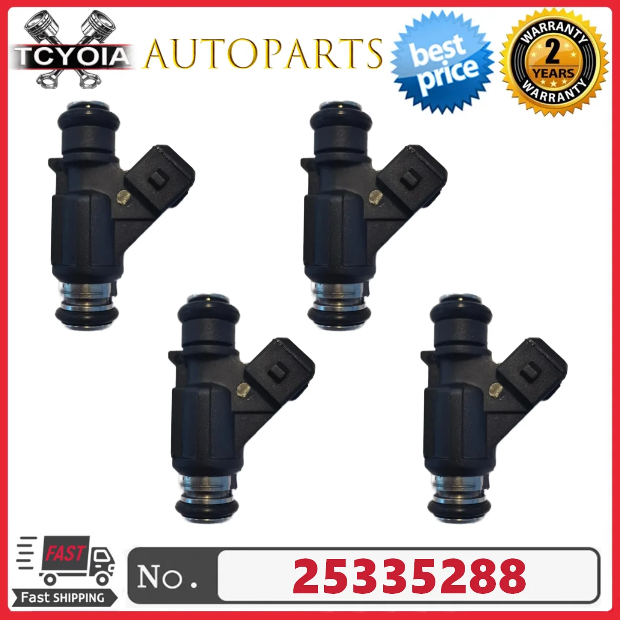 20pcs Fuel Injectors 25335288 For 2002-2006 American Car Outboard 2-Stroke
20pcs Fuel Injectors 25335288 For 2002-2006 American Car Outboard 2-Stroke