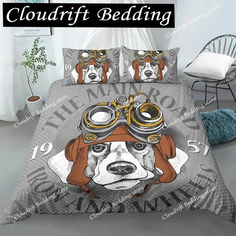 Cartoon Dog Duvet Cover King Queen Funny Pet Puppy Head Printed Bedding Set for Kids Teens Adults Animals Polyester Quilt Cover0
Cartoon Dog Duvet Cover King Queen Funny Pet Puppy Head Printed Bedding Set for Kids Teens Adults Animals Polyester Quilt Cover0