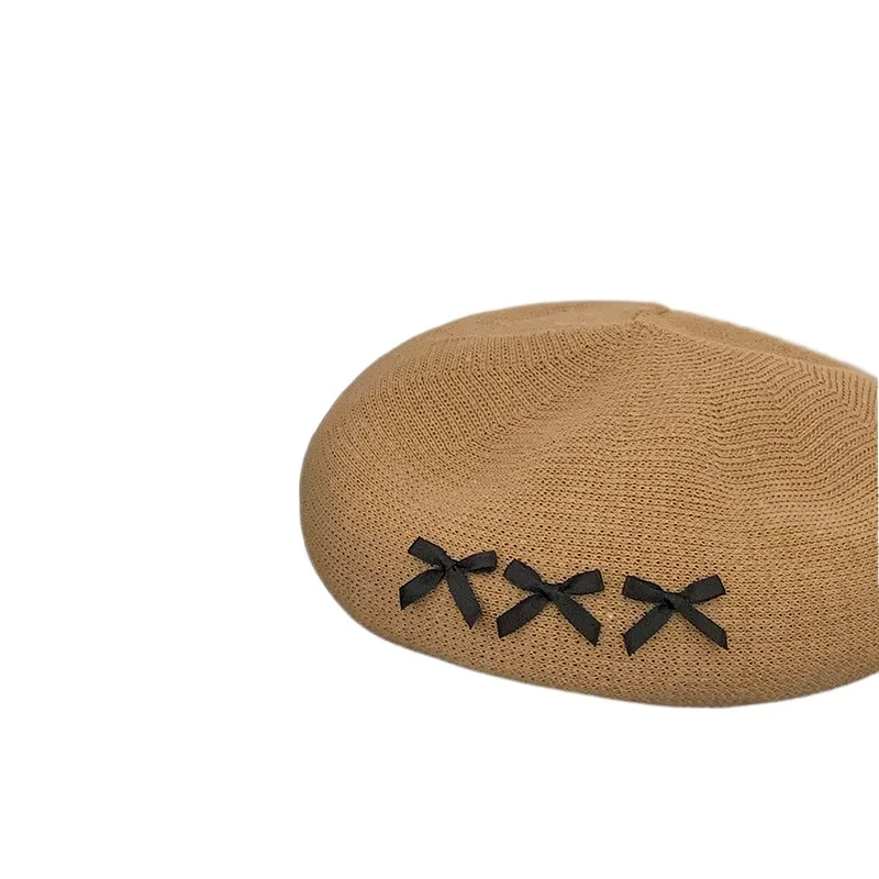 Temperament Thin Bow Knitted Berets Japanese Style Y2K Octagonal Hat Solid Color Cute Painter Hat Streetwear
Temperament Thin Bow Knitted Berets Japanese Style Y2K Octagonal Hat Solid Color Cute Painter Hat Streetwear