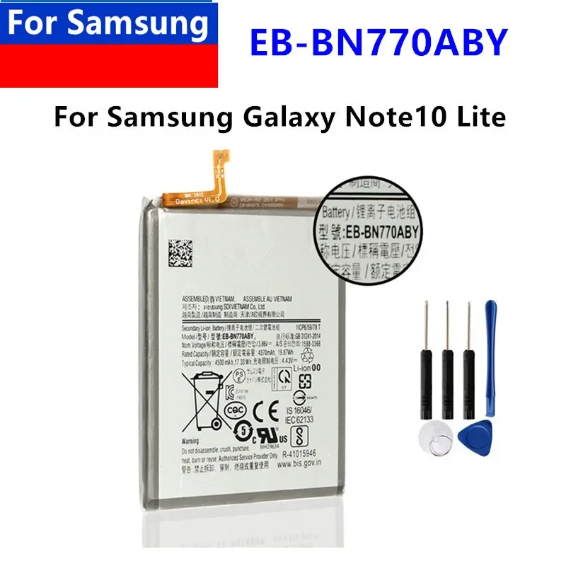 EB-BA907ABY 4500mAh battery for Samsung S10 Lite/ G770 / A71 5g/a716/phone batteries free tools
EB-BA907ABY 4500mAh battery for Samsung S10 Lite/ G770 / A71 5g/a716/phone batteries free tools