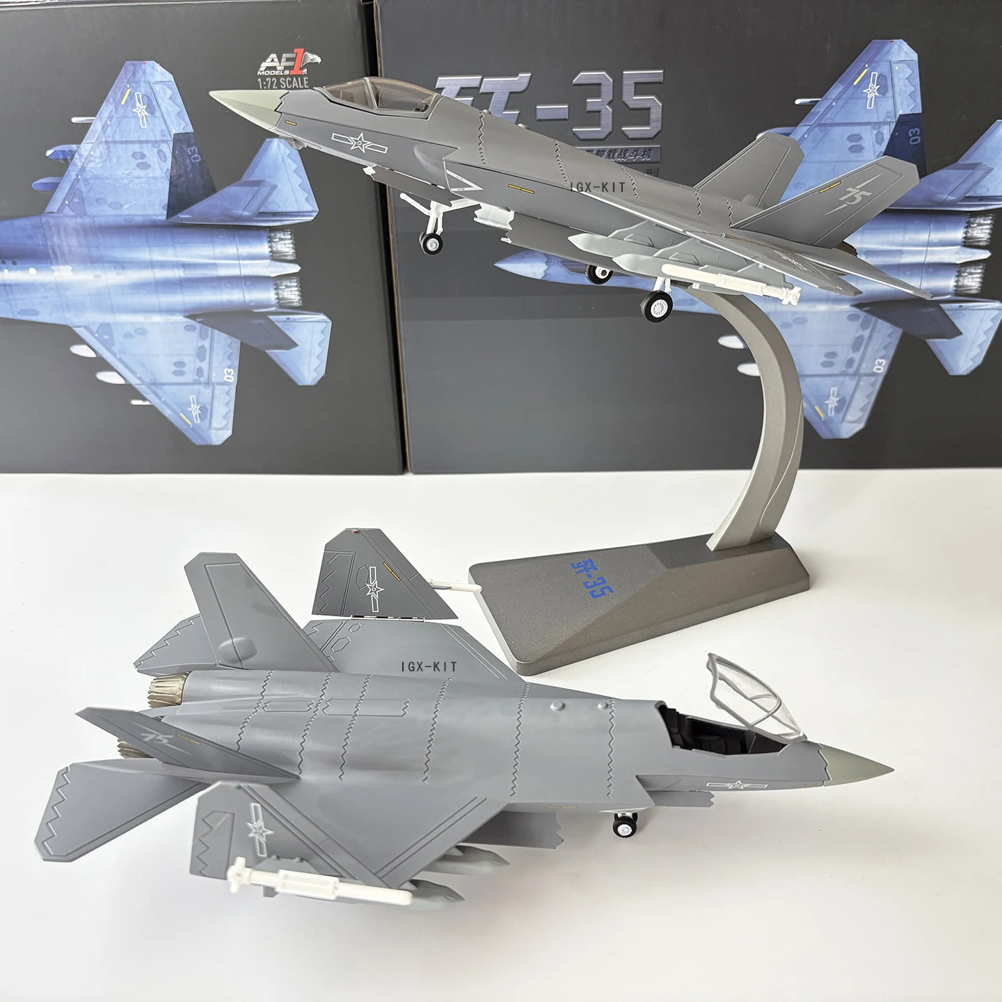 1/72 Scale J35 Chinese Air Force J-35 Fighter Jet 75th Anniversary Diecast Finished Military Plane Model Toy Collection Ornament
1/72 Scale J35 Chinese Air Force J-35 Fighter Jet 75th Anniversary Diecast Finished Military Plane Model Toy Collection Ornament