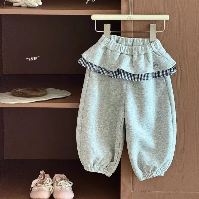 Spring and Autumn Girls' Casual Pants Fashion New Style Fake Two piece Skirt Pants Children's Sports Pants
Spring and Autumn Girls' Casual Pants Fashion New Style Fake Two piece Skirt Pants Children's Sports Pants