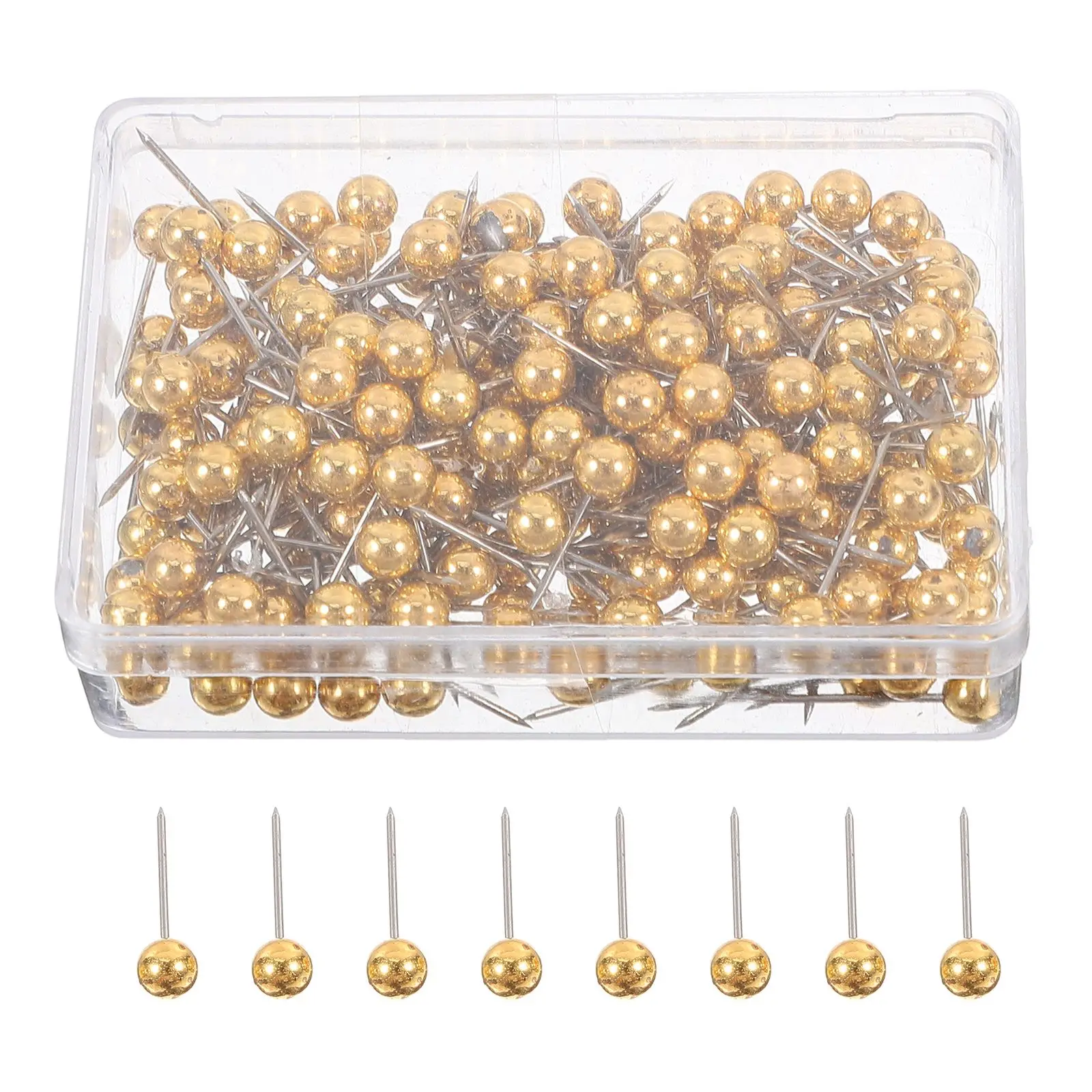 800 Pcs Decorative Painting Fixed Needle Push Pins Finish Metal Safe Ball Head Crafting Project Quilting Map Tacks
800 Pcs Decorative Painting Fixed Needle Push Pins Finish Metal Safe Ball Head Crafting Project Quilting Map Tacks
