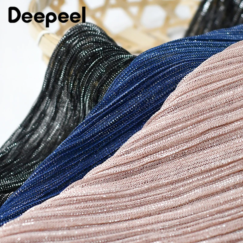 50/100/200x150cm Pleated Mesh Fabric Sparkly Blended Knitted Decoration Fabrics Party Skirt Clothes Cloth DIY Sewing Accessories
50/100/200x150cm Pleated Mesh Fabric Sparkly Blended Knitted Decoration Fabrics Party Skirt Clothes Cloth DIY Sewing Accessories