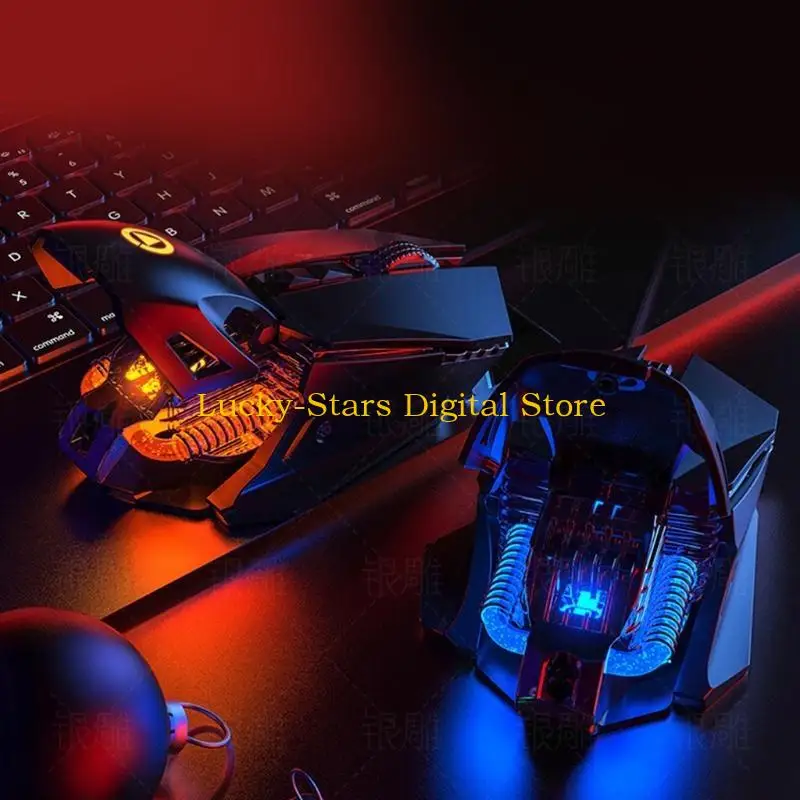T3EE RGB Gaming Mouse USB Luminous Mouse Game Macro Programming 6400 DPI Проводные оптические геймер мыши
T3EE RGB Gaming Mouse USB Luminous Mouse Game Macro Programming 6400 DPI Проводные оптические геймер мыши