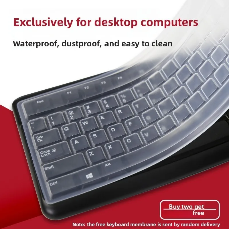 Universal Desktop Computer Keyboard Protective Film for Lenovo 104 Keys Transparent Concave and Convex Button Cushion Dust Cover
Universal Desktop Computer Keyboard Protective Film for Lenovo 104 Keys Transparent Concave and Convex Button Cushion Dust Cover