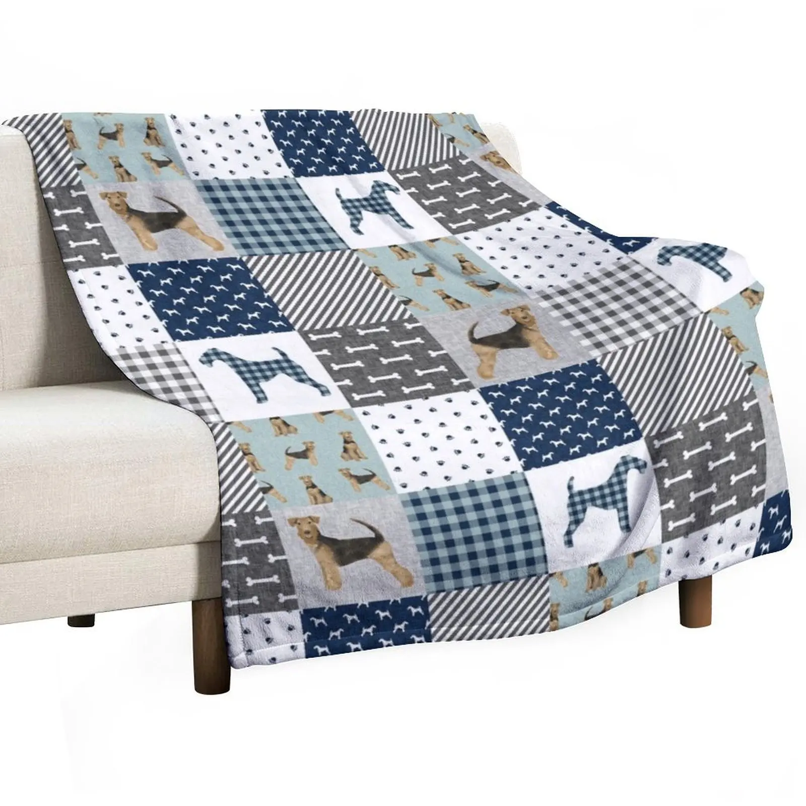 airedale patchwork bedding, airedale bedding, airedale dog design, cute dog, dog fabric, plaid, buffalo plaid, dog Throw Blanket
airedale patchwork bedding, airedale bedding, airedale dog design, cute dog, dog fabric, plaid, buffalo plaid, dog Throw Blanket