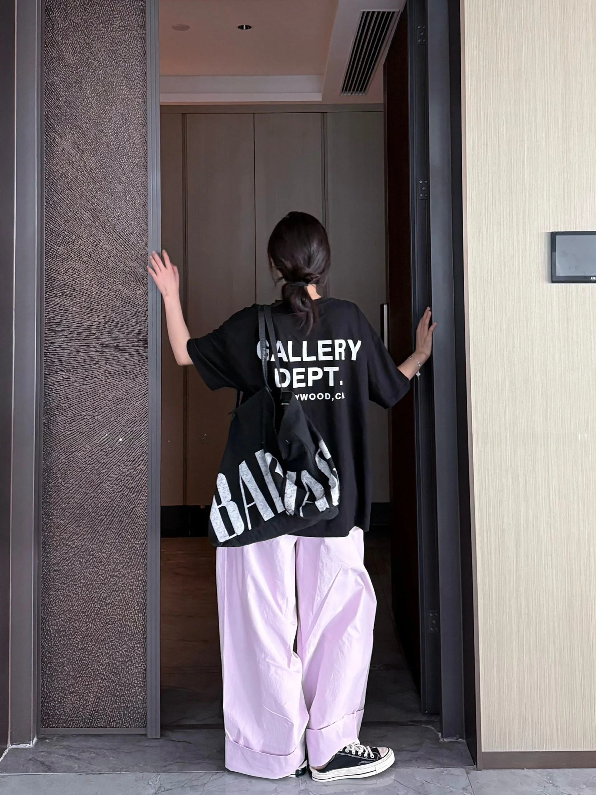 Loose Fit Dept Letter Print ort Sve round Ne American Casual ex Large Size T-irt Peachzhou Summer Cotton
Loose Fit Dept Letter Print ort Sve round Ne American Casual ex Large Size T-irt Peachzhou Summer Cotton